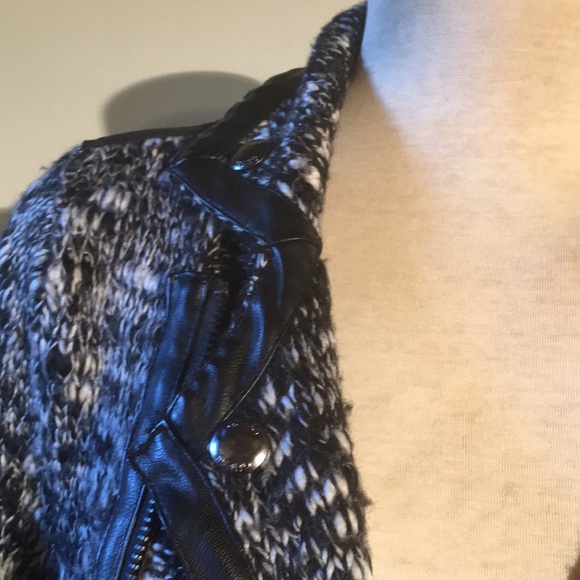 Guess Knit and Faux Leather Jacket - Picture 10 of 15